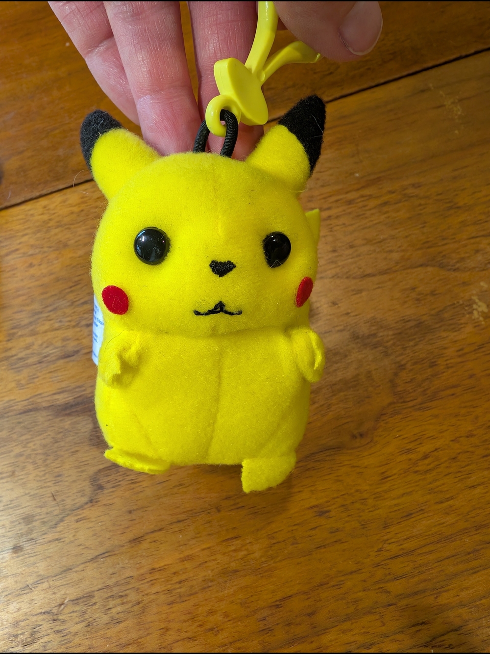 Six Pokemon Characters Including Pikachu Character Keychain with Clip